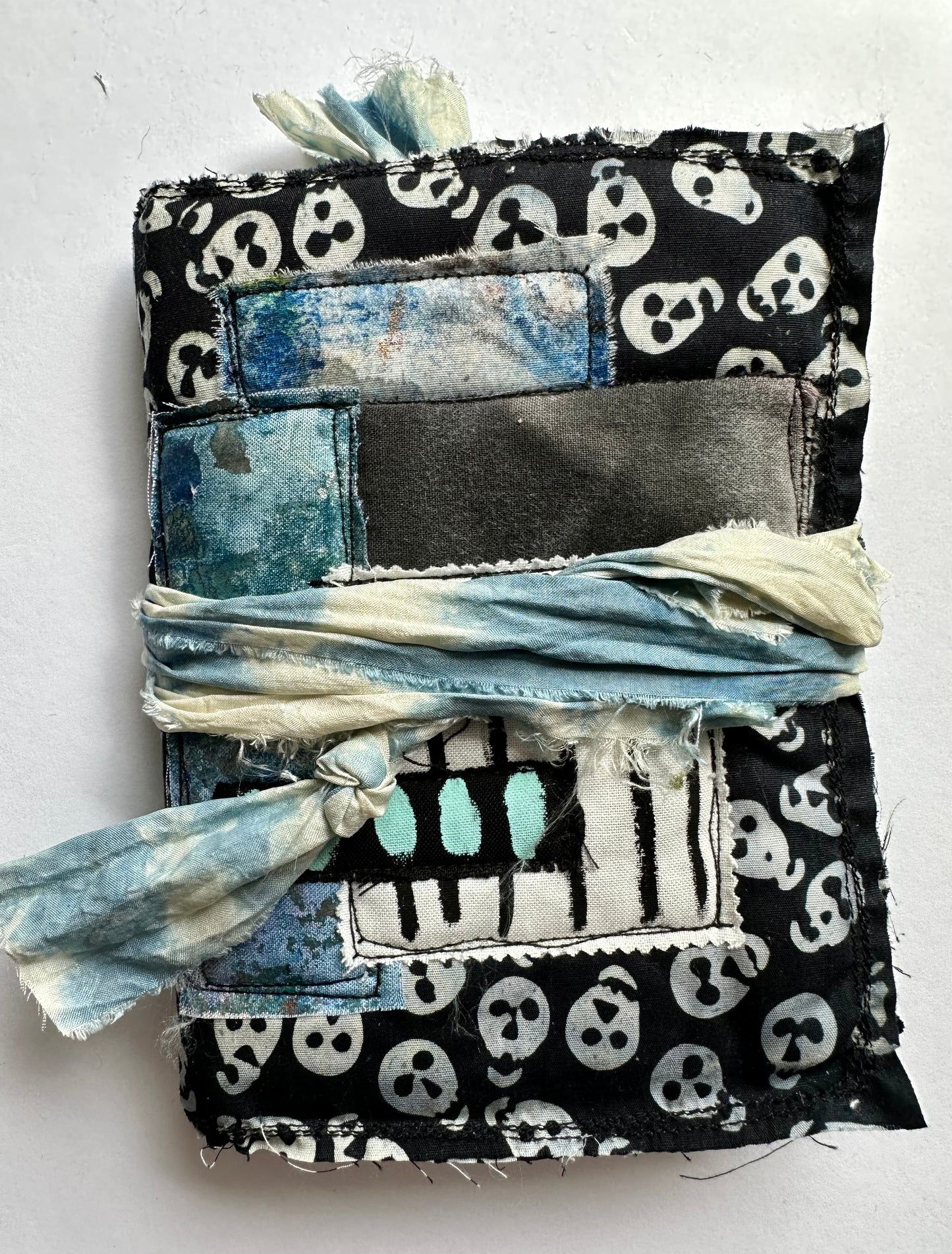 Blue Batik Skully Journal (2i23)